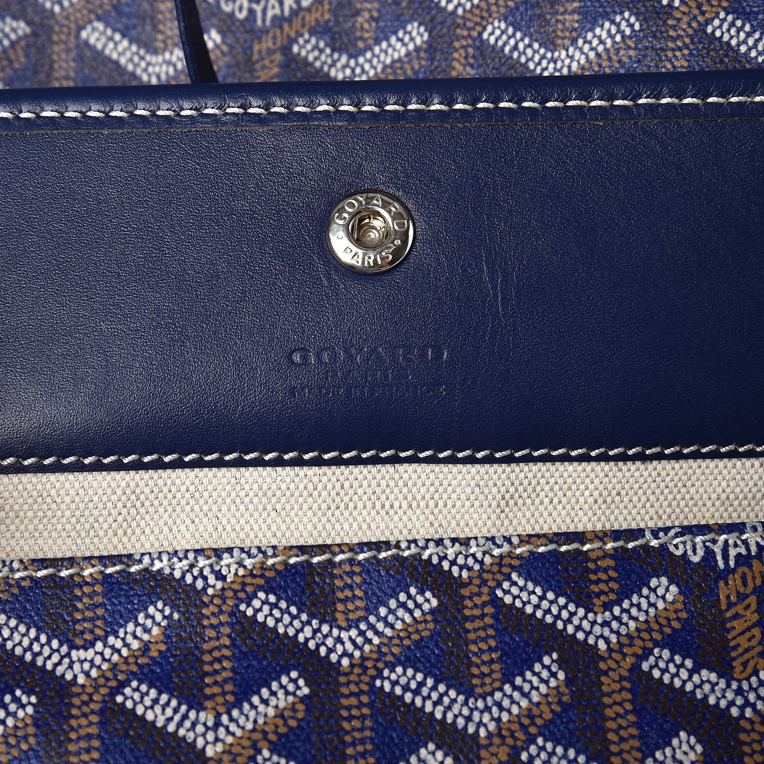 Goyard Goyardine Saint Louis GM Navy 8 of 9