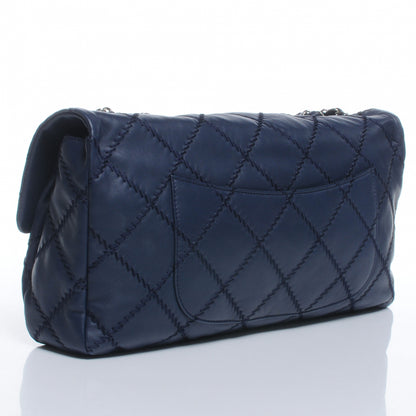 Chanel Calfskin Ultimate Stitch Flap Blue 3 of 7