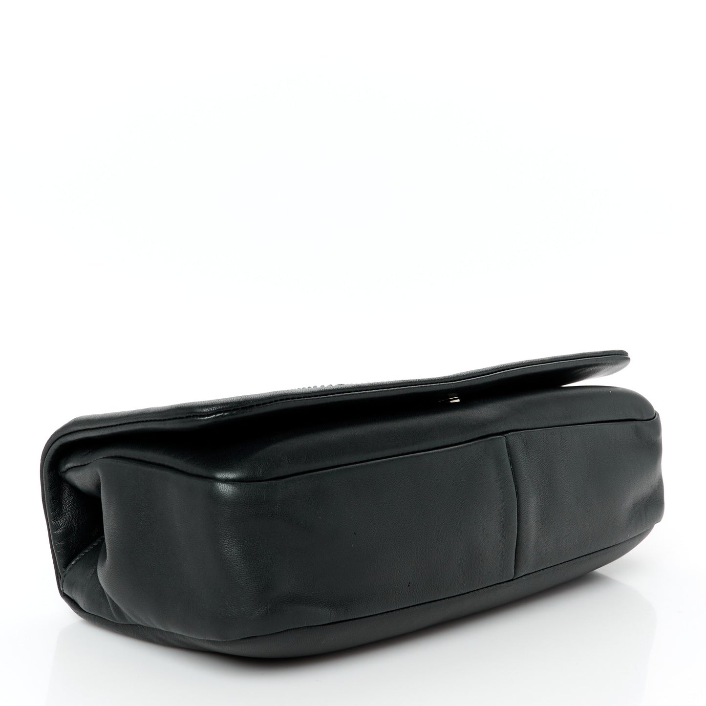 Lambskin Studded CC East West Flap Black