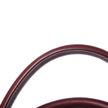 Chanel Calfskin Cerf Executive Shopper Tote Burgundy Black 16 of 16