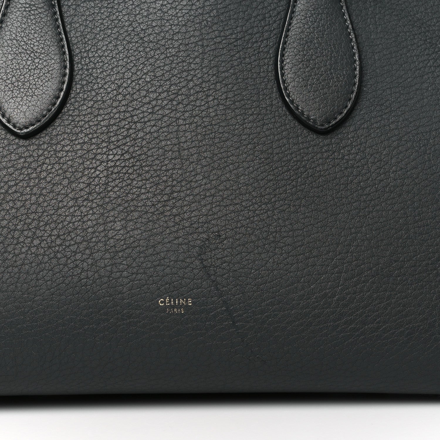 Celine Grained Calfskin Small Tie Knot Tote Anthracite 15 of 15