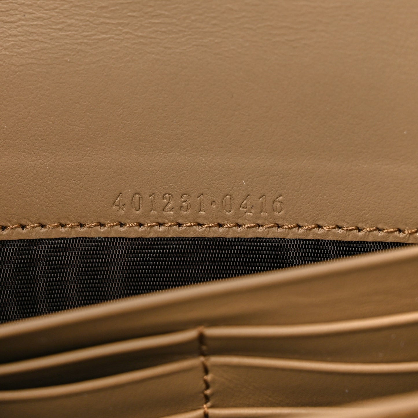 GG Supreme Monogram Mini Dionysus Chain Wallet Beige Taupe