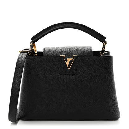 Louis Vuitton Taurillon Capucines BB Black 1 of 9