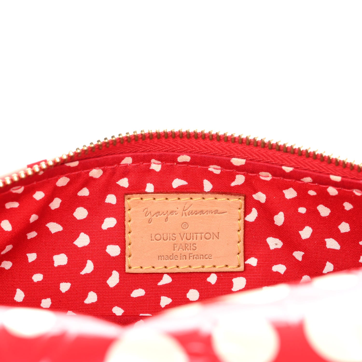 Louis Vuitton Vernis Kusama Infinity Dots Papillon 30 Red 6 of 9