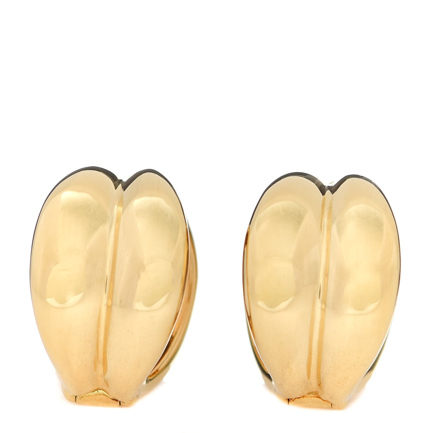 18K Yellow Gold Daniella Huggie Clip-On Earrings