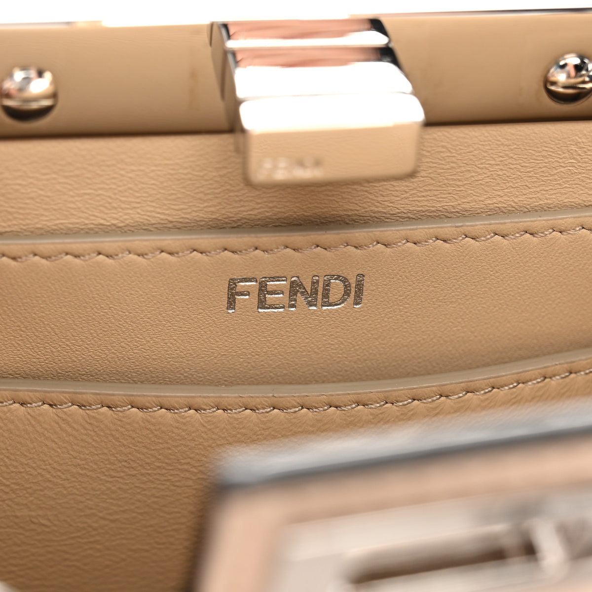 Patent Petite Peekaboo Cut Beige Amid