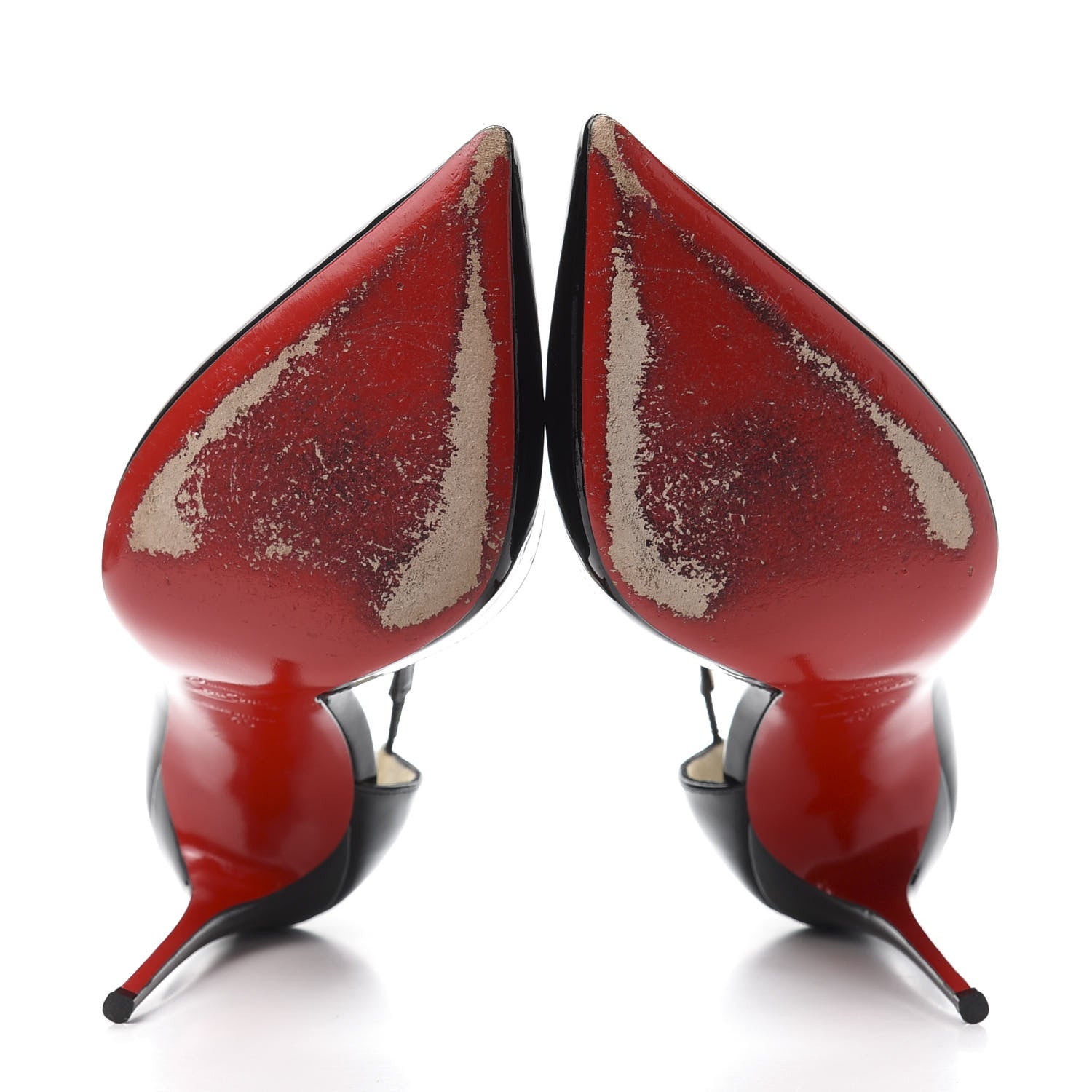 Christian Louboutin Patent Shiny Nappa Crissos Pumps 40 Black 5 of 8