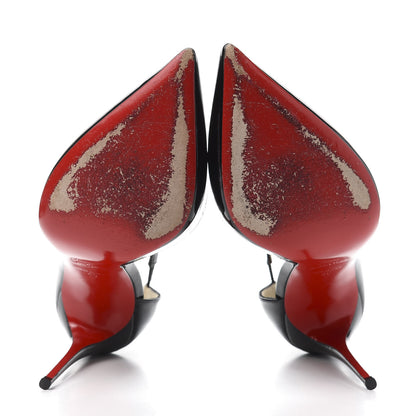 Christian Louboutin Patent Shiny Nappa Crissos Pumps 40 Black 5 of 8
