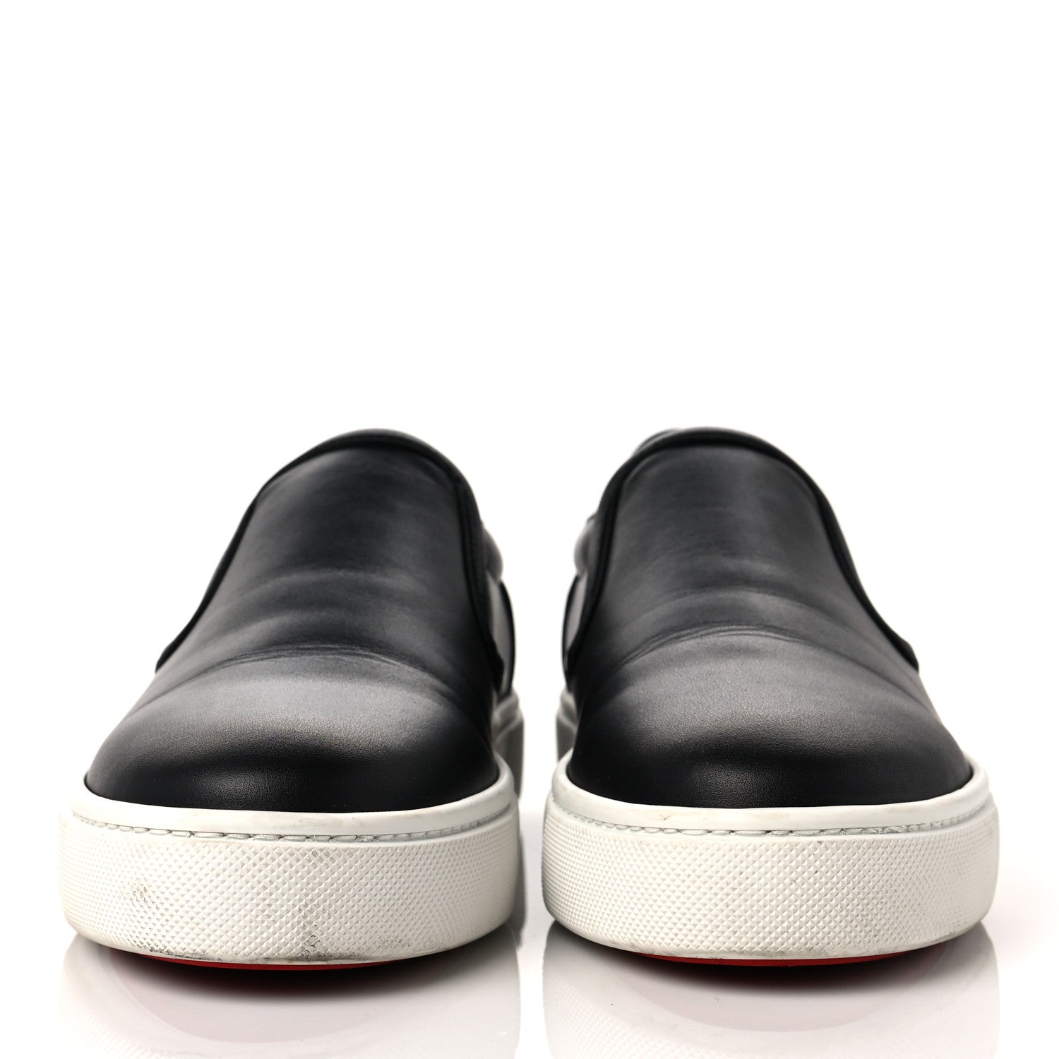 Christian Louboutin Calfskin Masteraltissima Flat Sneakers 40.5 Black 2 of 8
