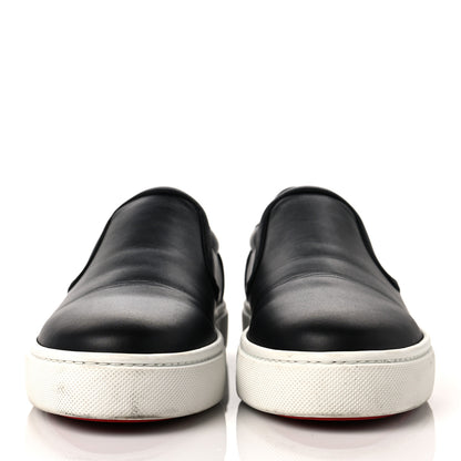 Christian Louboutin Calfskin Masteraltissima Flat Sneakers 40.5 Black 2 of 8