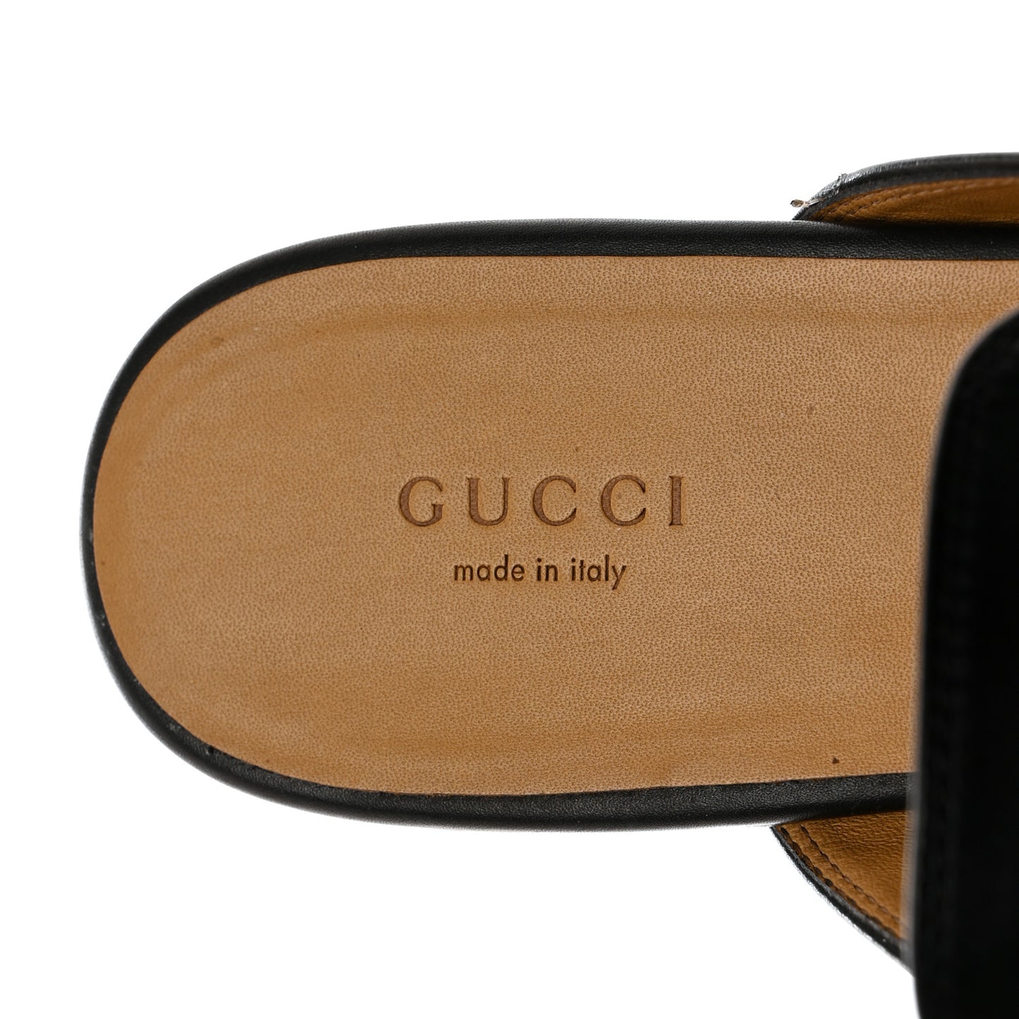 Calfskin Womens Princetown Slippers 40.5 Black