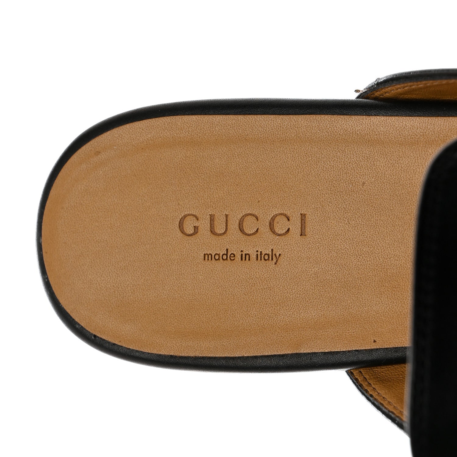 Gucci Calfskin Womens Princetown Slippers 40.5 Black 6 of 9