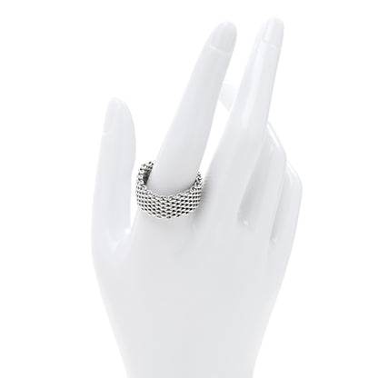 Tiffany Sterling Silver Somerset Mesh Ring 70 13 2 of 4