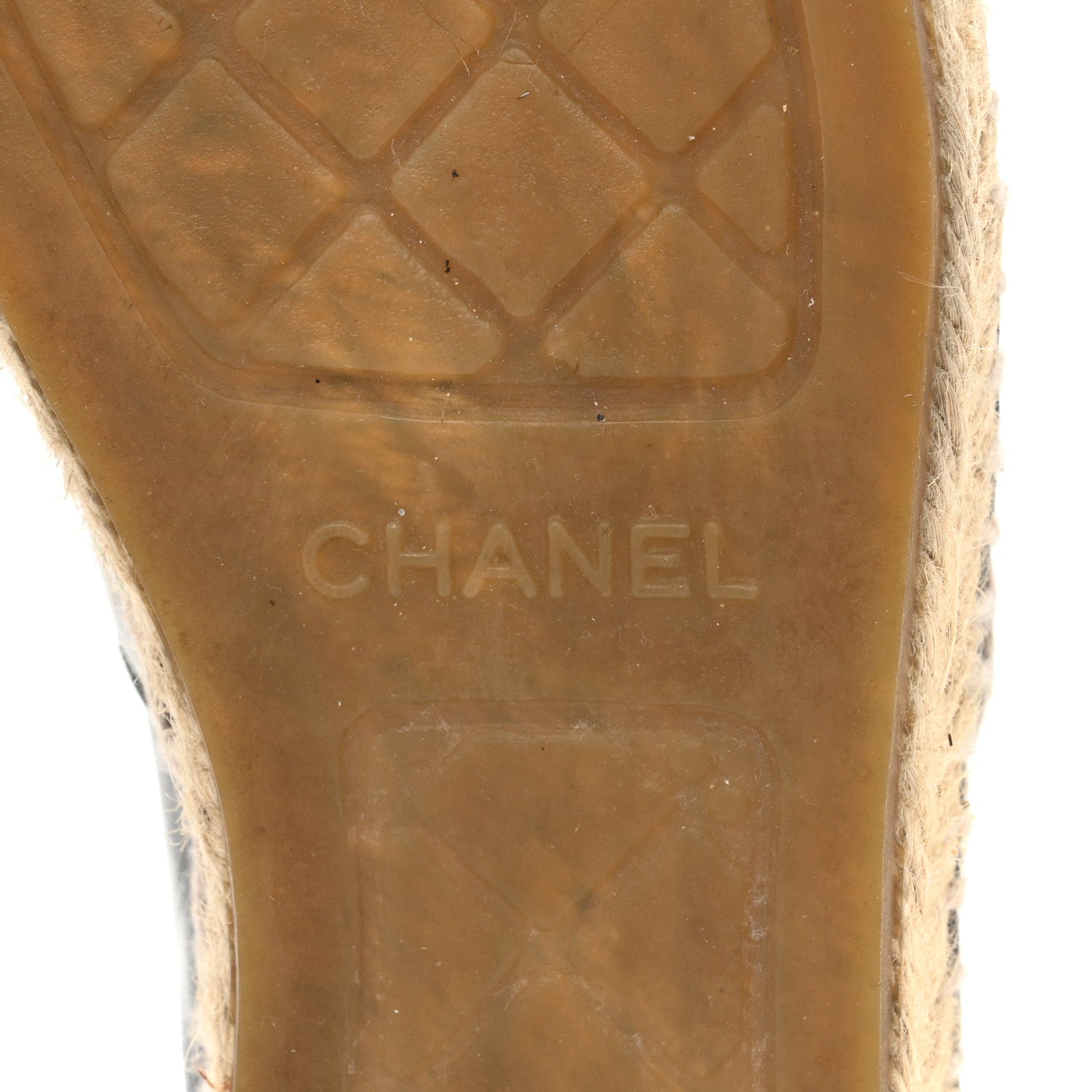 Chanel Lambskin CC Espadrilles 38 Black 6 of 13