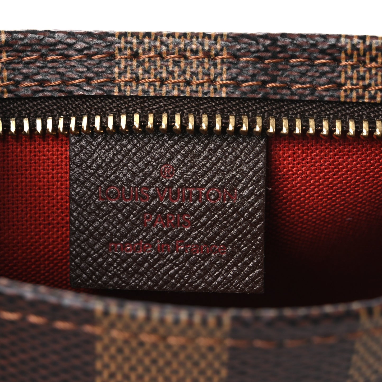 Damier Ebene Trousse Make Up Bag Pochette