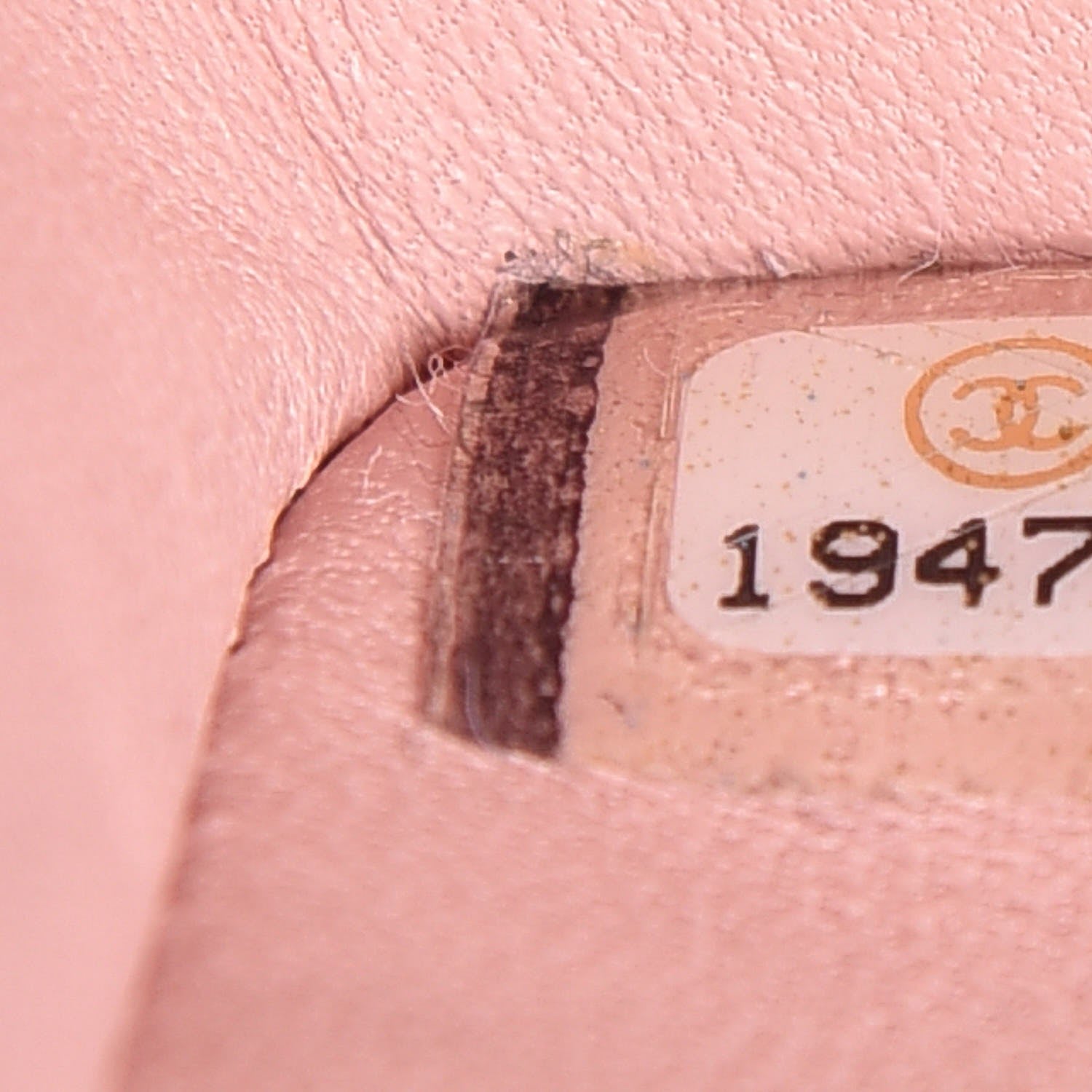 Chanel Sequin Striped Mini Flap Pink White 7 of 9