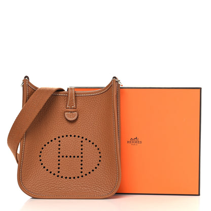 Hermes Taurillon Clemence Evelyne TPM Gold 11 of 11