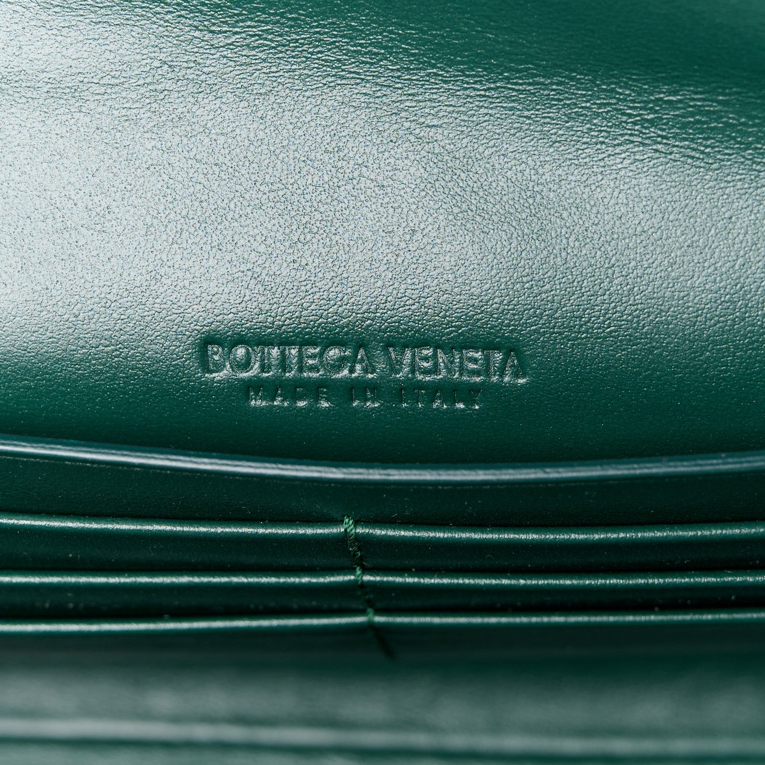 Bottega Veneta Nappa Intrecciato Long Andiamo Top Handle Clutch Emerald Green 6 of 10