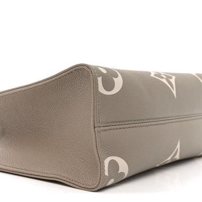Louis Vuitton Empreinte Monogram Giant Onthego PM Tourterelle Creme 8 of 10