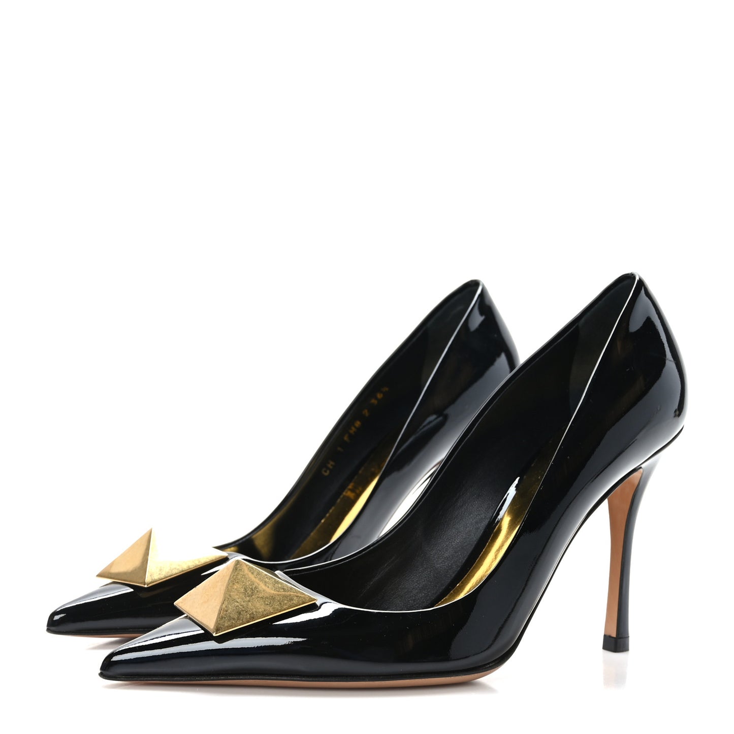 Patent One Stud 100mm Pumps 36.5 Black