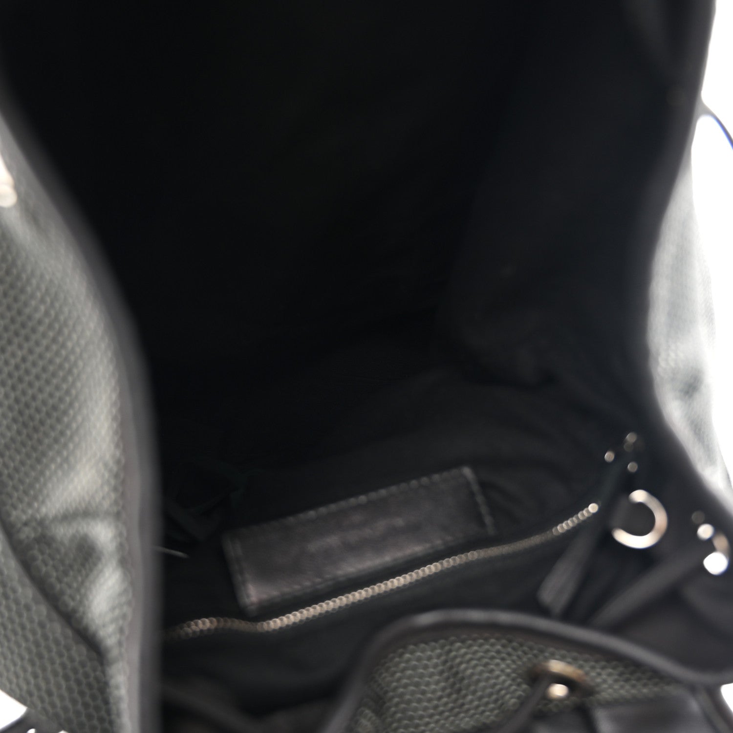 Balenciaga Canvas Calfskin Silver Hardware S Traveler Backpack Black 5 of 10