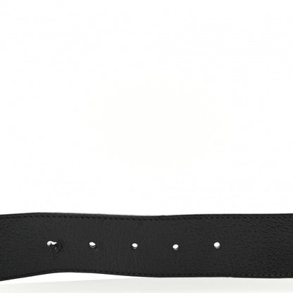 Gucci Textured Calfskin Double G 40mm Belt 105 42 Black 4 of 7
