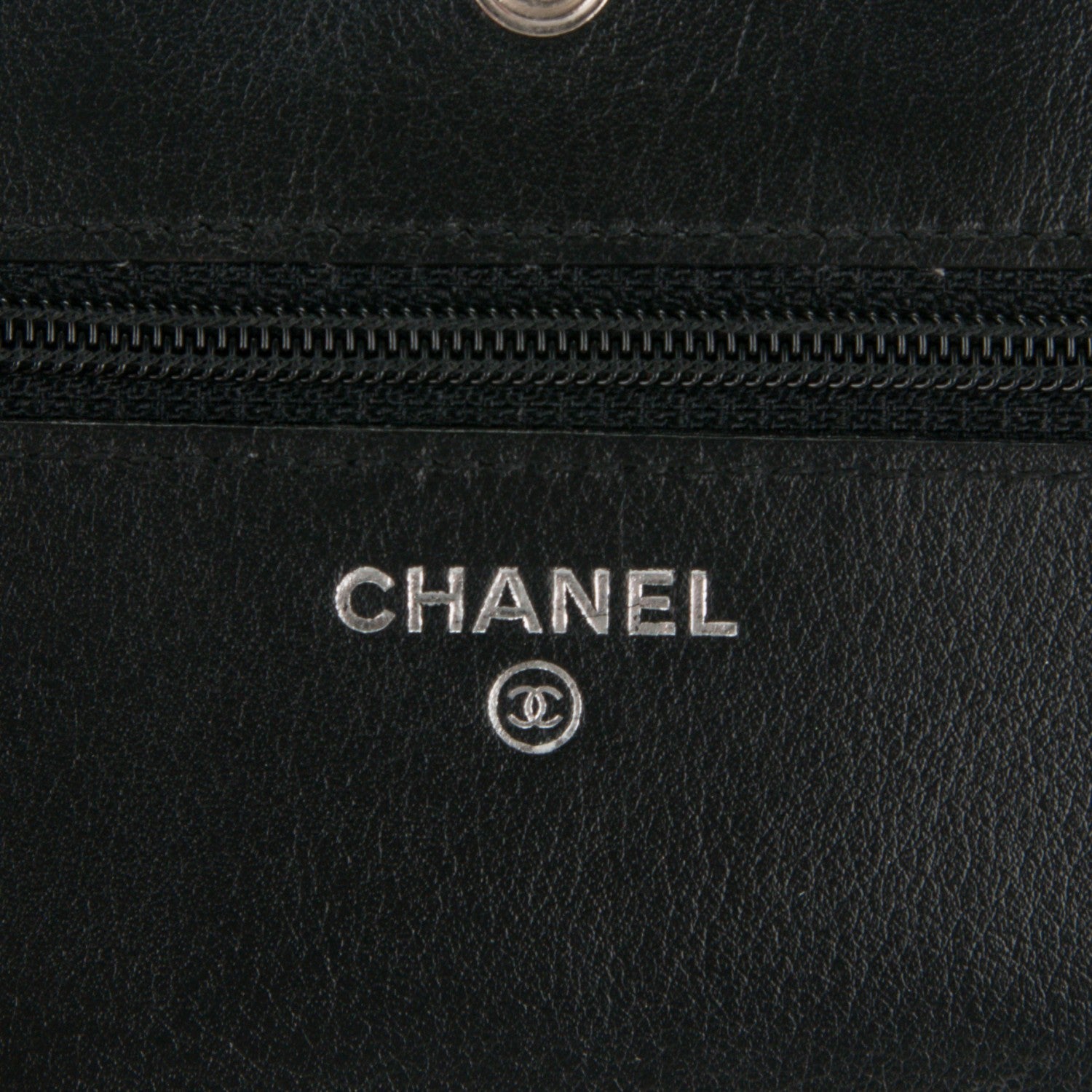 Chanel Caviar Sevruga Wallet On Chain WOC Black 6 of 8