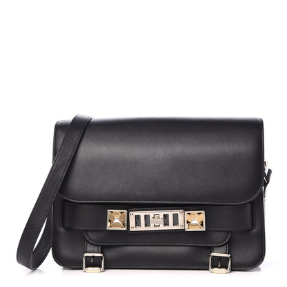Proenza Schouler Smooth Calfskin PS11 Classic Shoulder Bag Black 1 of 12
