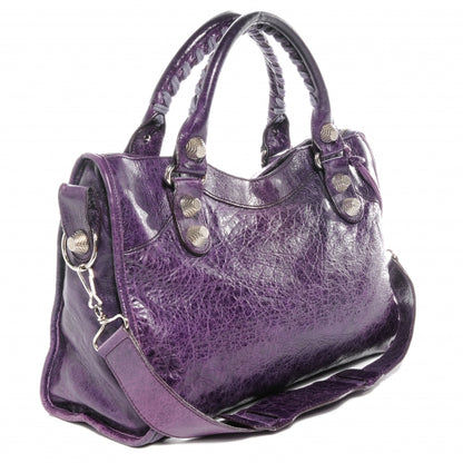 Balenciaga Agneau Giant 21 Silver Hardware City Raisin Purple 3 of 7