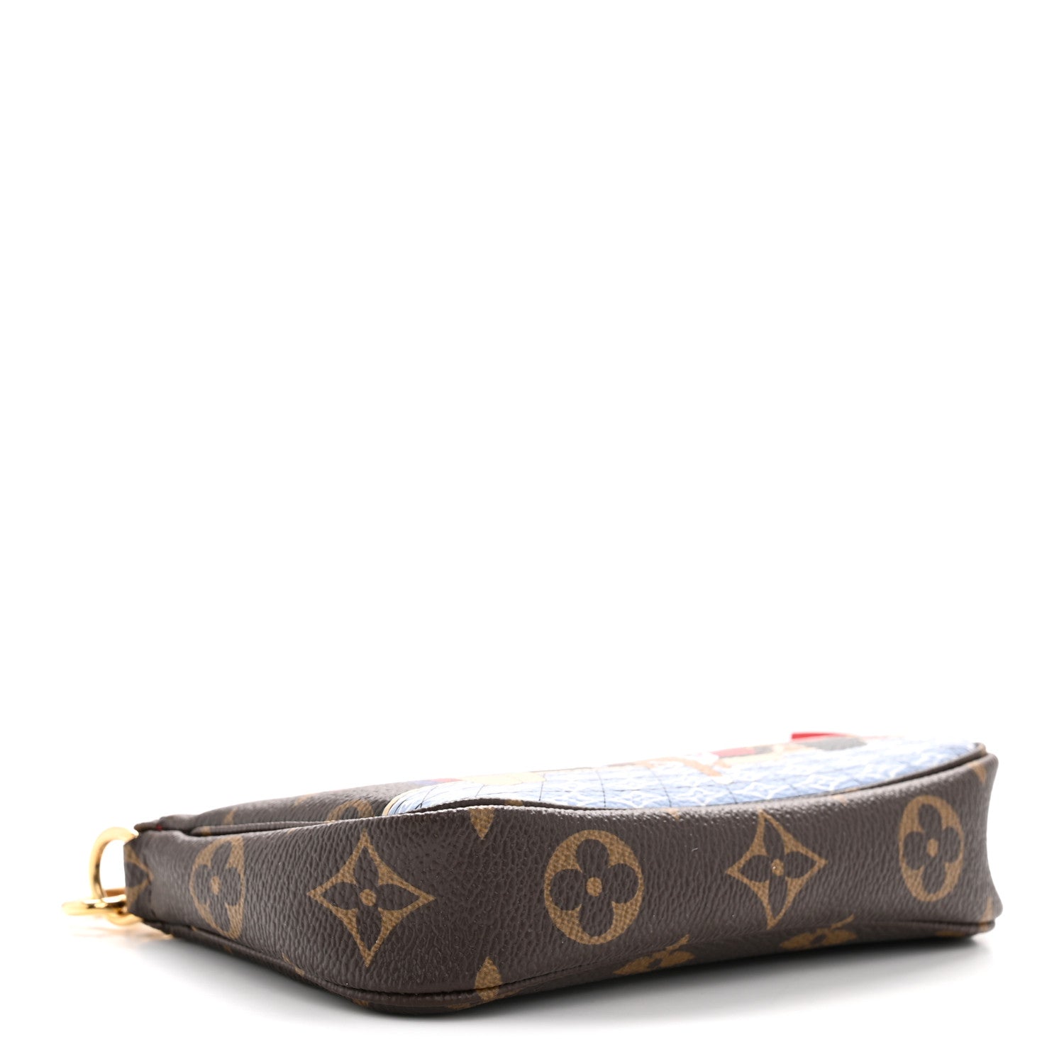 Louis Vuitton Monogram 2021 Christmas Animation London Mini Pochette Accessories Red 4 of 8