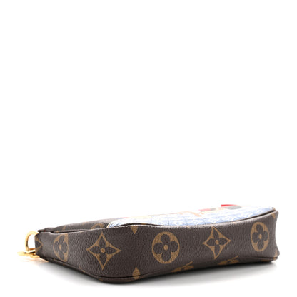 Louis Vuitton Monogram 2021 Christmas Animation London Mini Pochette Accessories Red 4 of 8