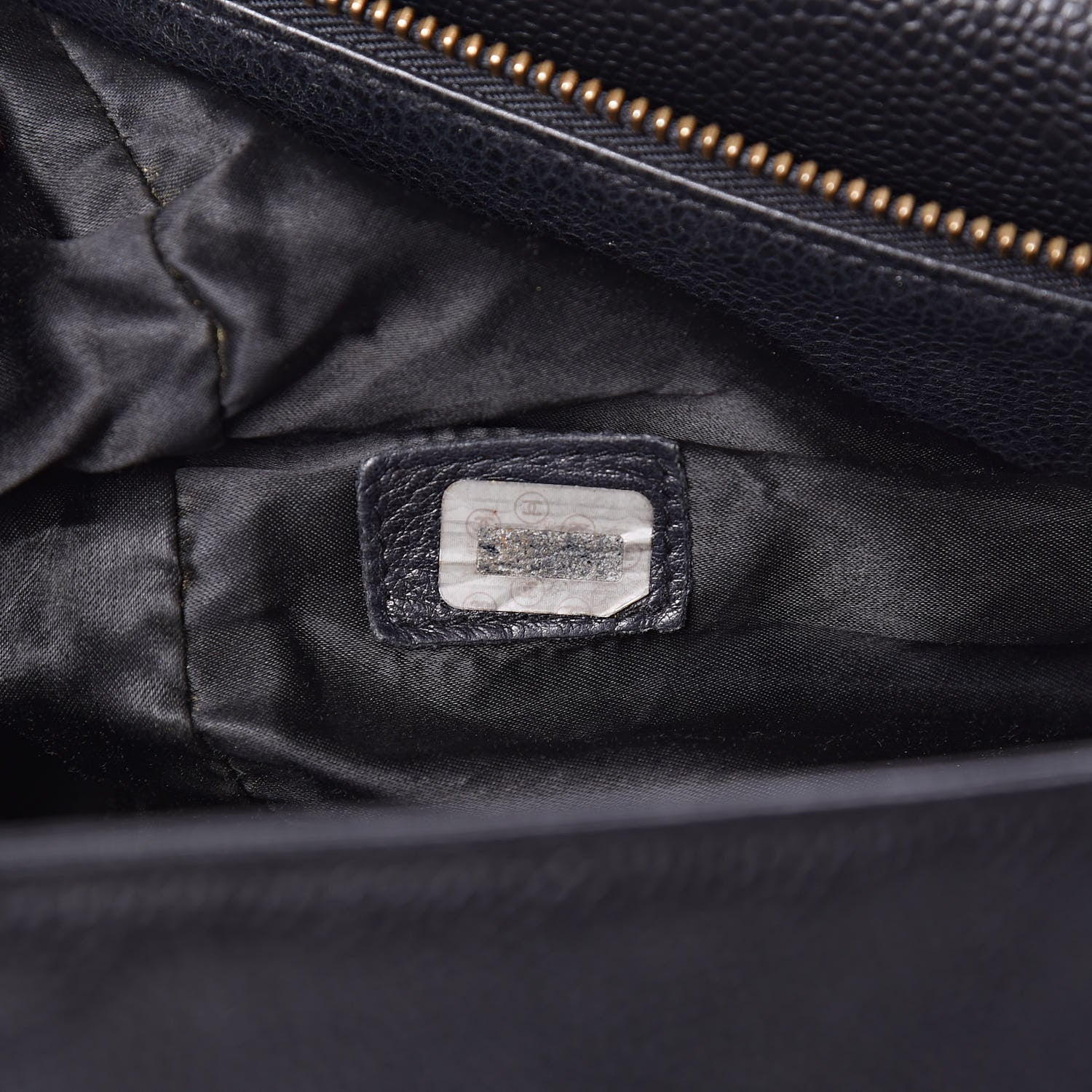 Chanel Caviar XL Weekender Bag Black 9 of 17