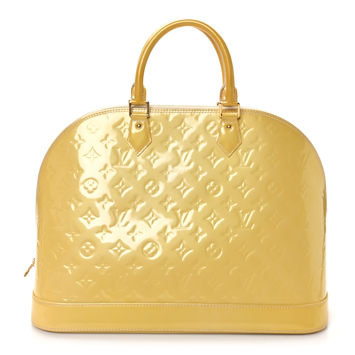 Louis Vuitton Vernis Alma GM Blanc Corail 1 of 9