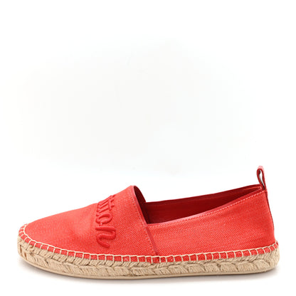 Louis Vuitton Canvas Waterfall Espadrille 38 Rouge 1 of 9