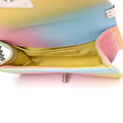 Chanel Caviar Quilted Small Cuba Rainbow Boy Flap Multicolor 5 of 13