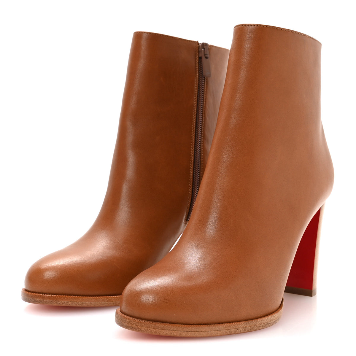 Calfskin Adox 85 Ankle Boots 38 Caramel
