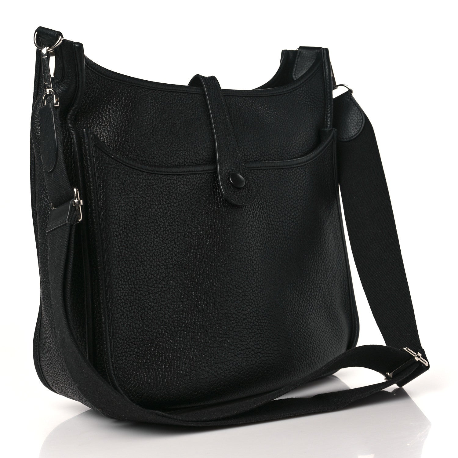 Hermes Taurillon Clemence Evelyne III GM Black 3 of 10