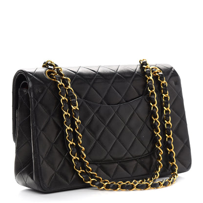 Chanel Lambskin Quilted Medium Double Flap Black 3 of 11