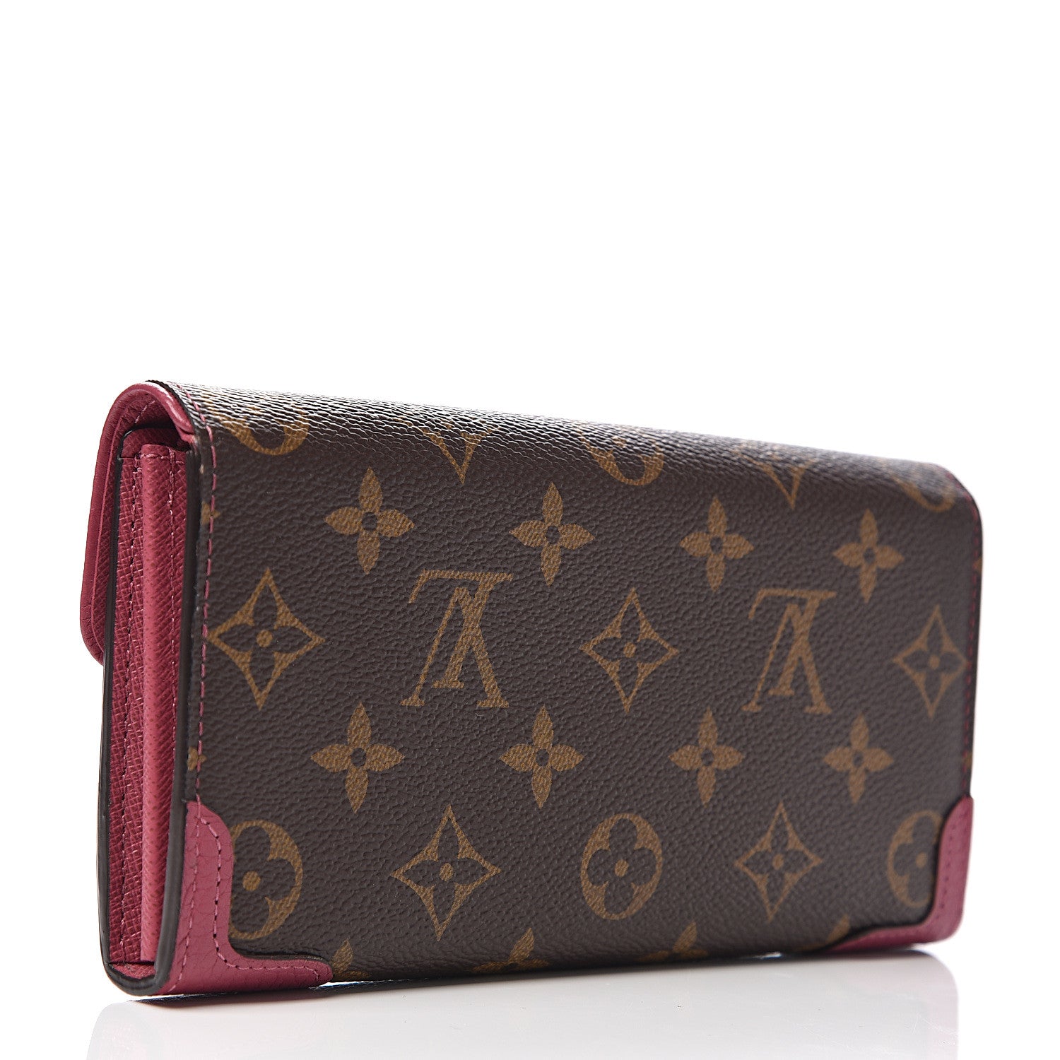 Louis Vuitton Monogram Sarah Retiro Wallet Rose Bruyere 2 of 7
