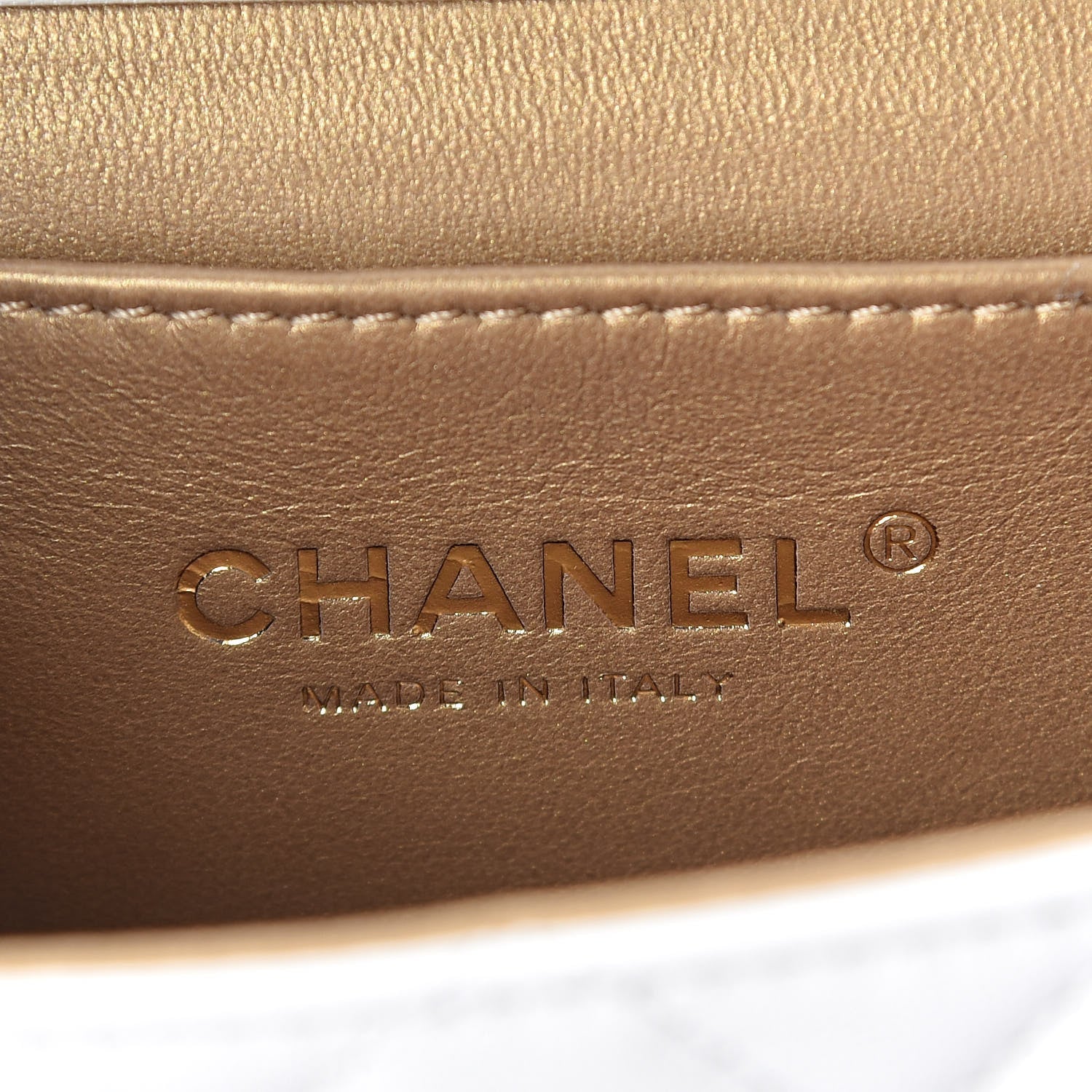 Chanel Lambskin Quilted Chic Pearls Flap White 6 of 10