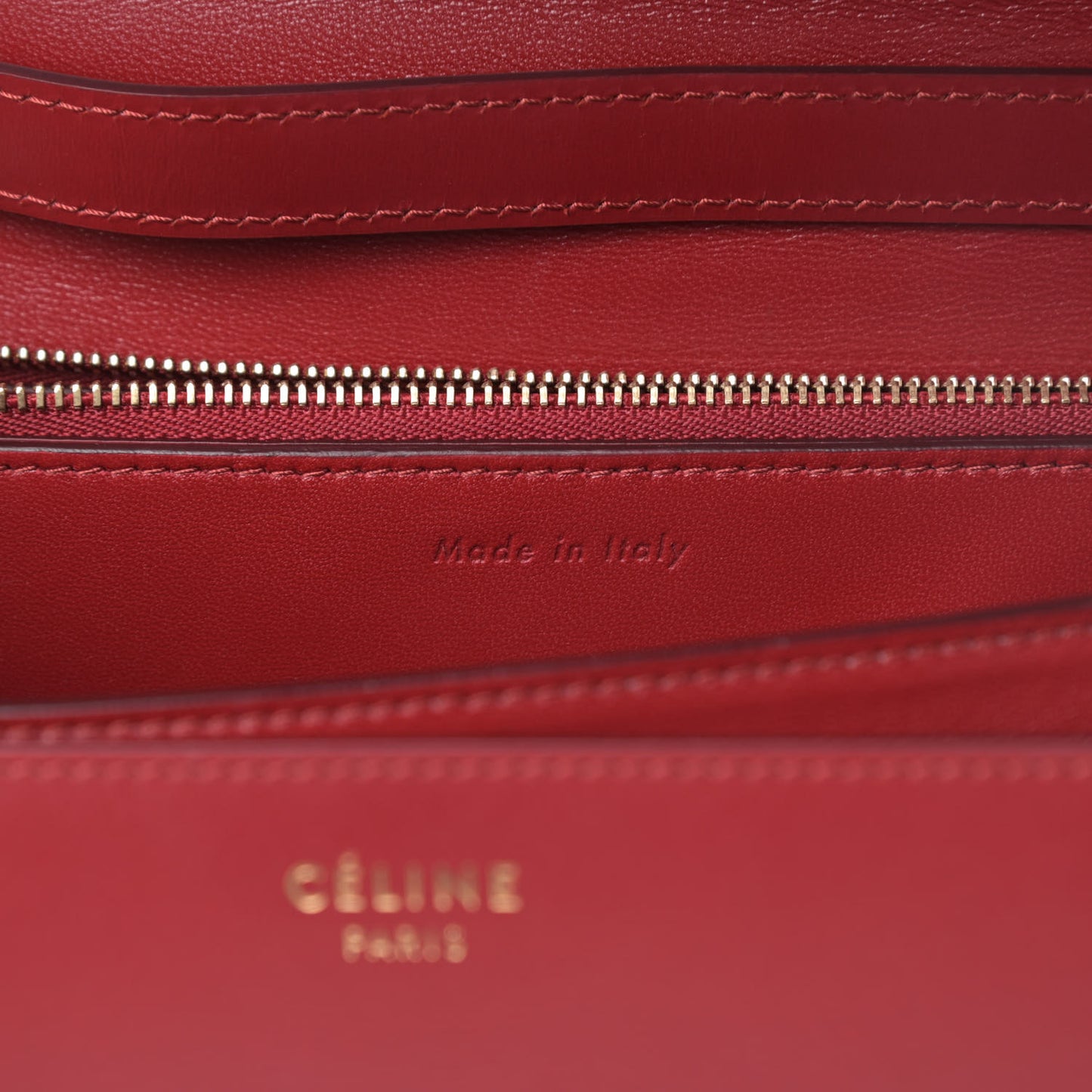 Box Calfskin Medium Classic Box Flap Bag Red