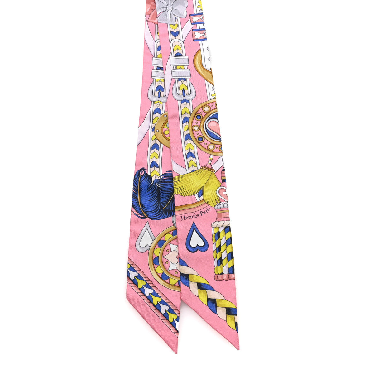 Silk Harnais De Coeur Twilly Rose Bonbon Blue