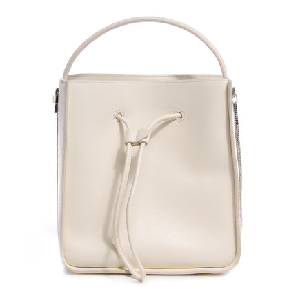 3.1 Phillip Lim 3.1 Smooth Leather Small Soleil Bucket Bag Off White 1 of 10