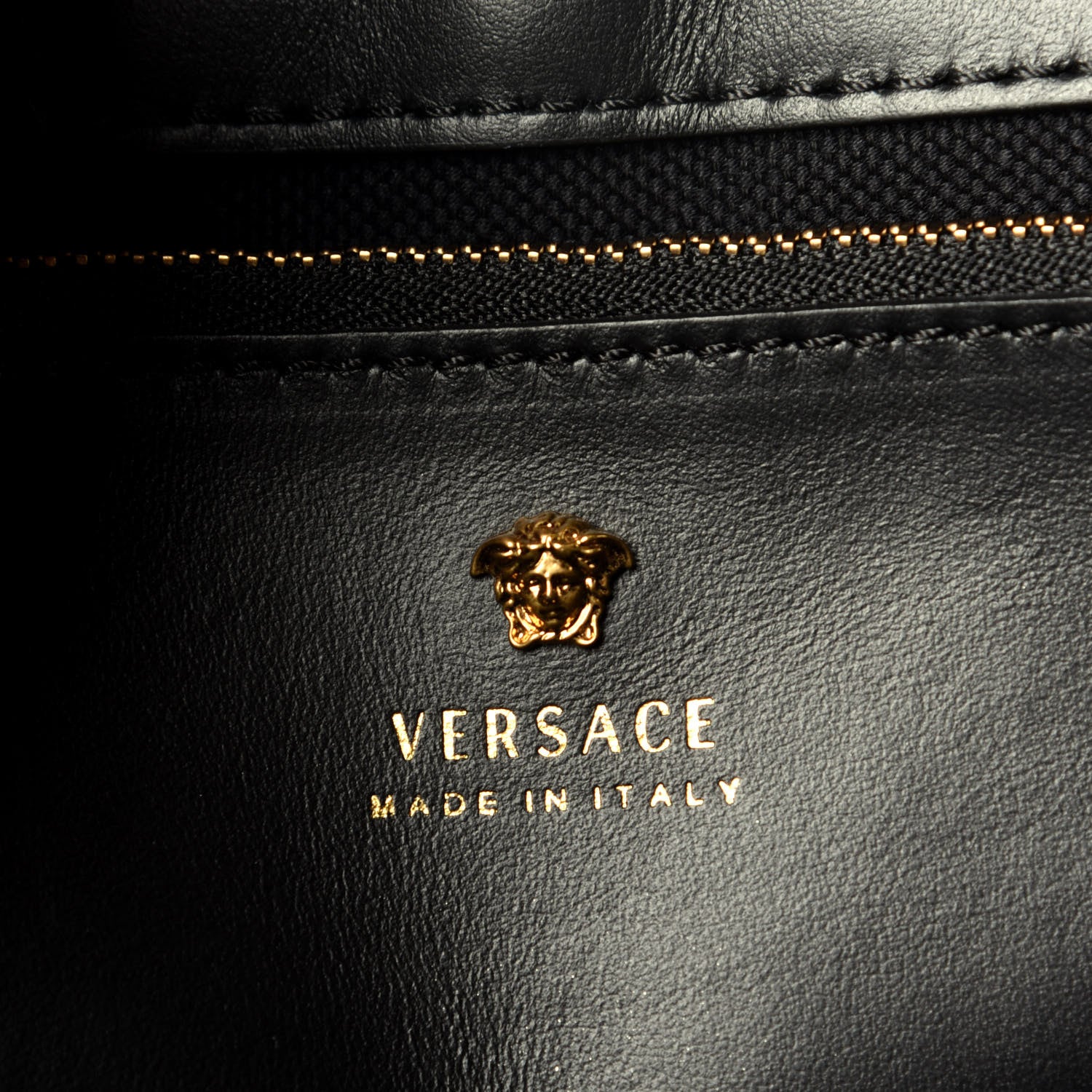 Versace Vitello Tartan Medium Baroque Palazzo Empire Bag Black Rosso 7 of 10