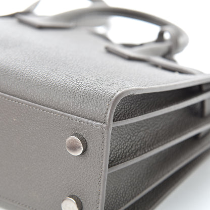 Saint Laurent Grained Calfskin Nano Sac De Jour Fog 11 of 15