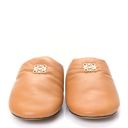 Loewe Lambskin Anagram Padded Mules 39 Warm Desert 2 of 8