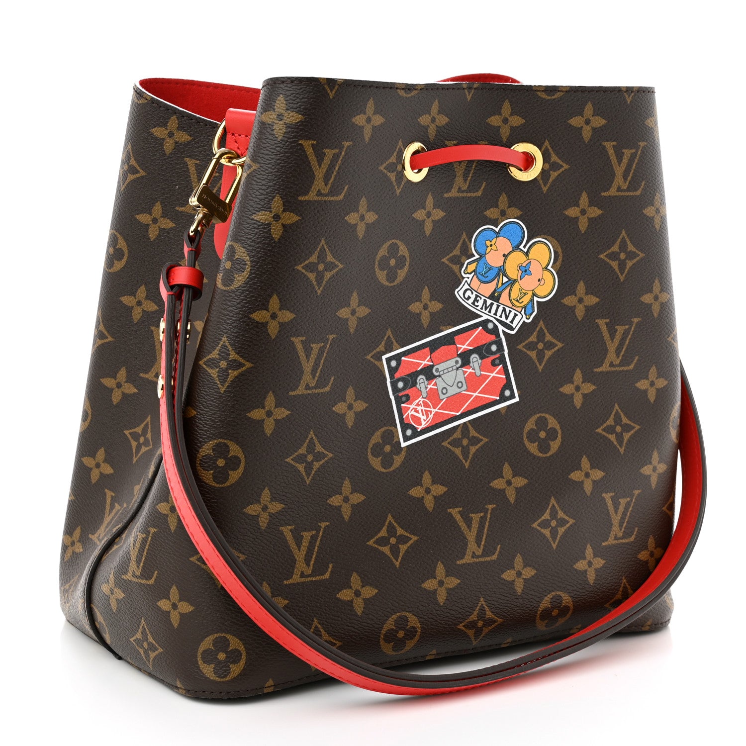 Louis Vuitton Monogram My LV World Tour Neonoe Coquelicot 3 of 10