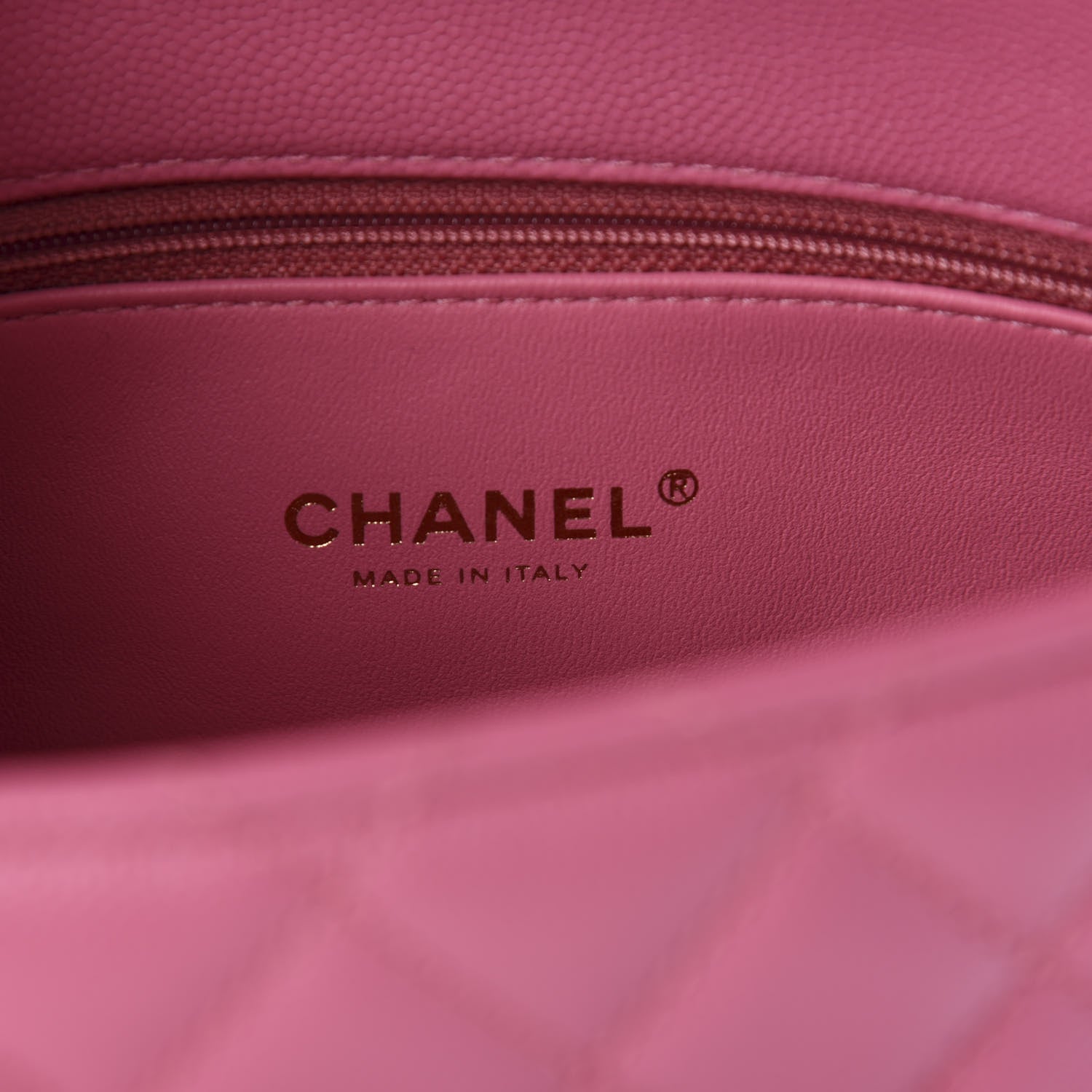Chanel Caviar Quilted Mini Coco Handle Flap Pink 8 of 10