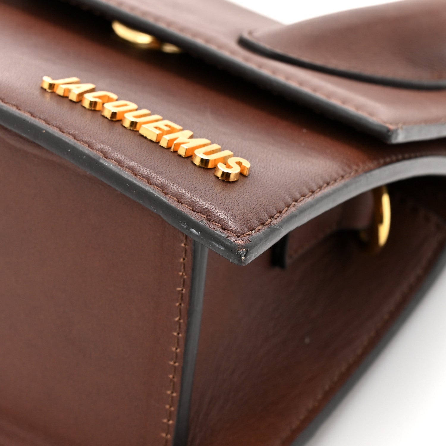 Jacquemus Smooth Calfskin Le Grand Chiquito Dark Brown 12 of 20