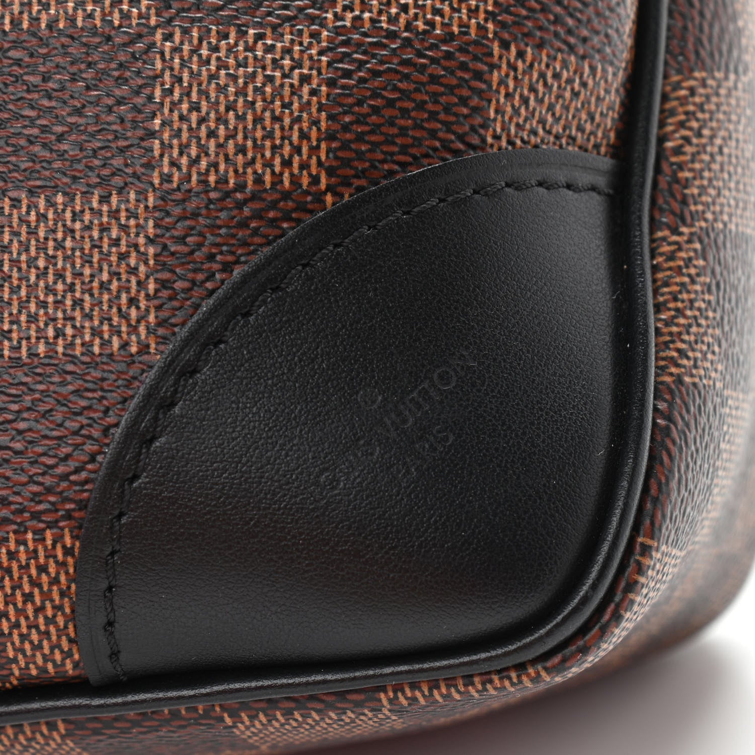 Louis Vuitton Damier Ebene Odeon MM Black 6 of 9